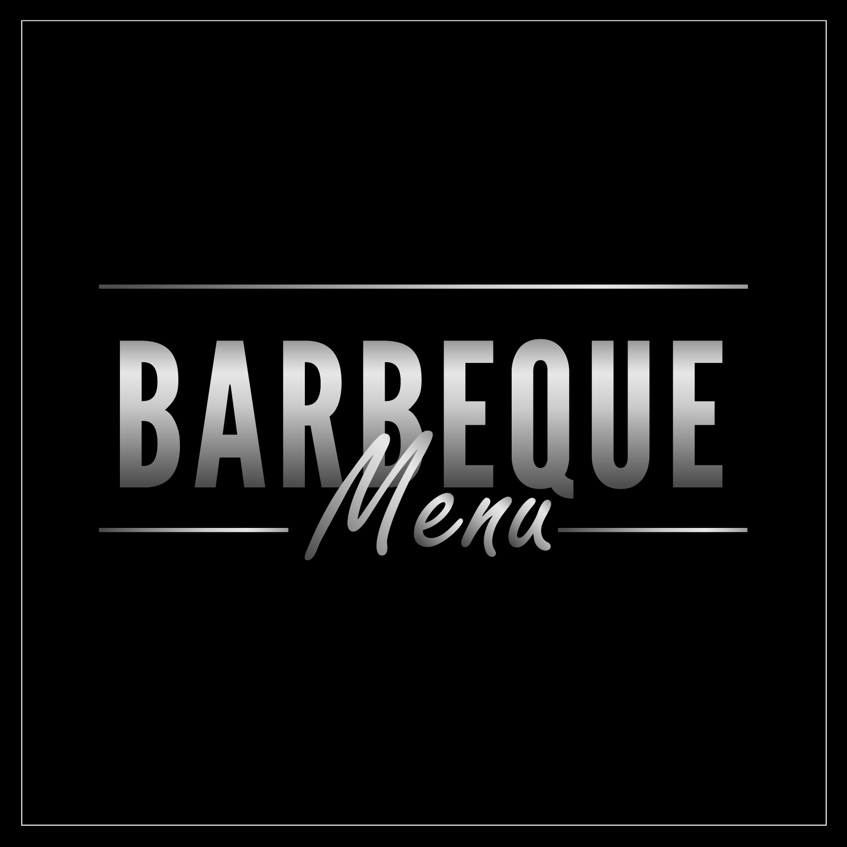 Barbeque Menu