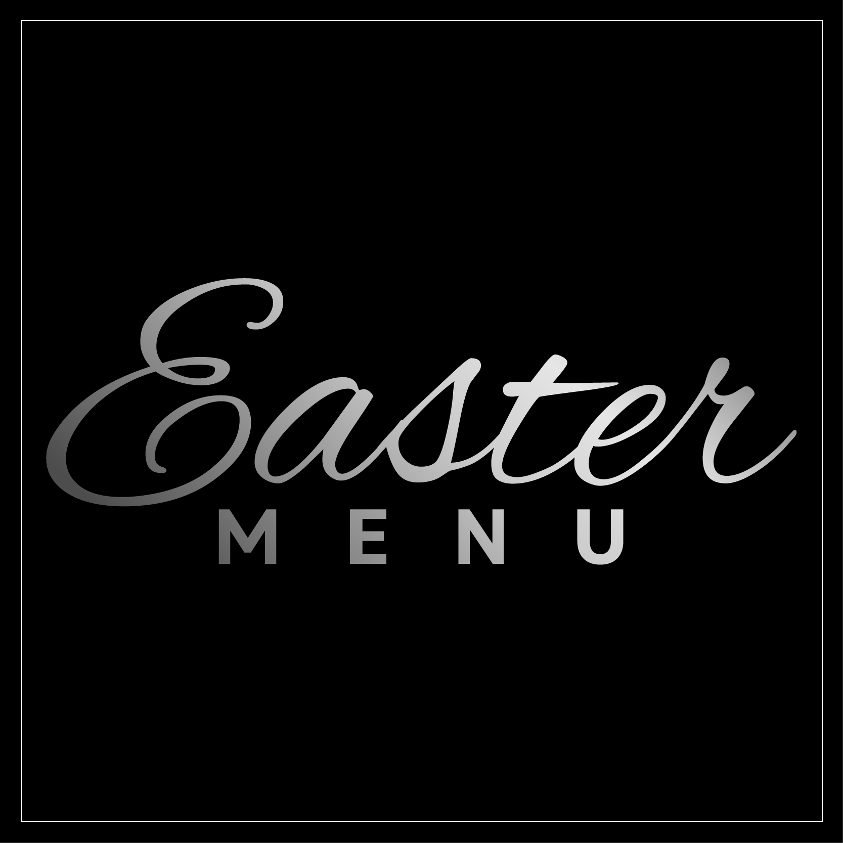 Easter Menu